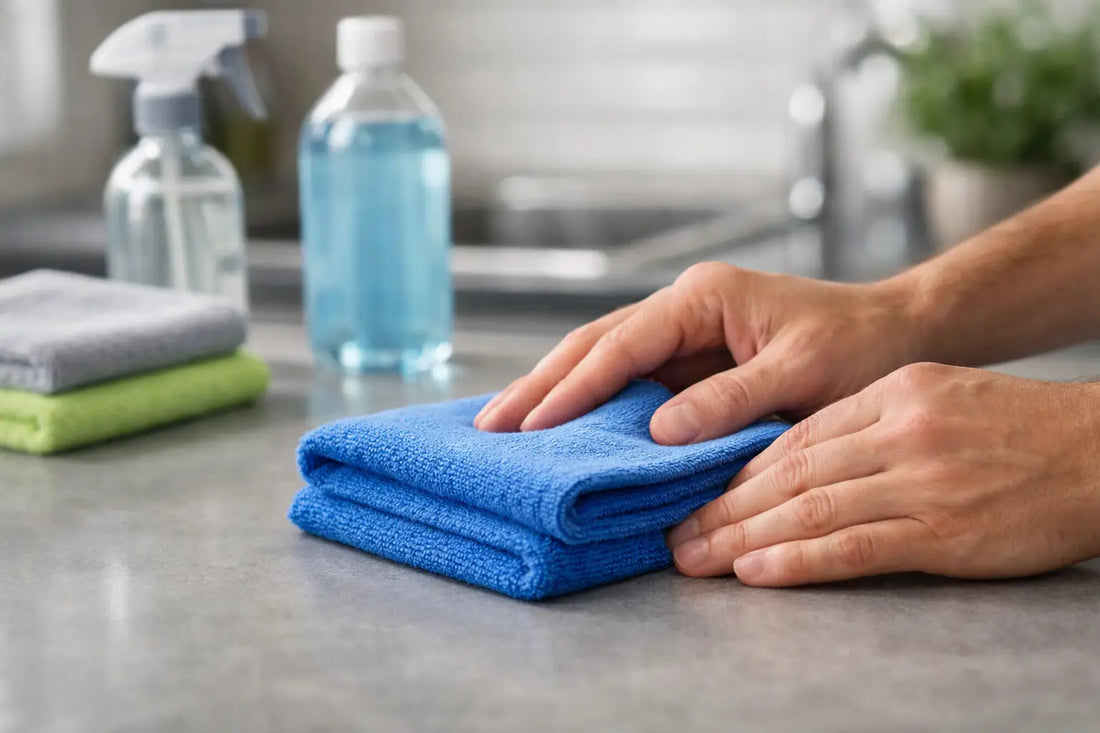 Comment plier microfibre pour essuyage sécurisé
