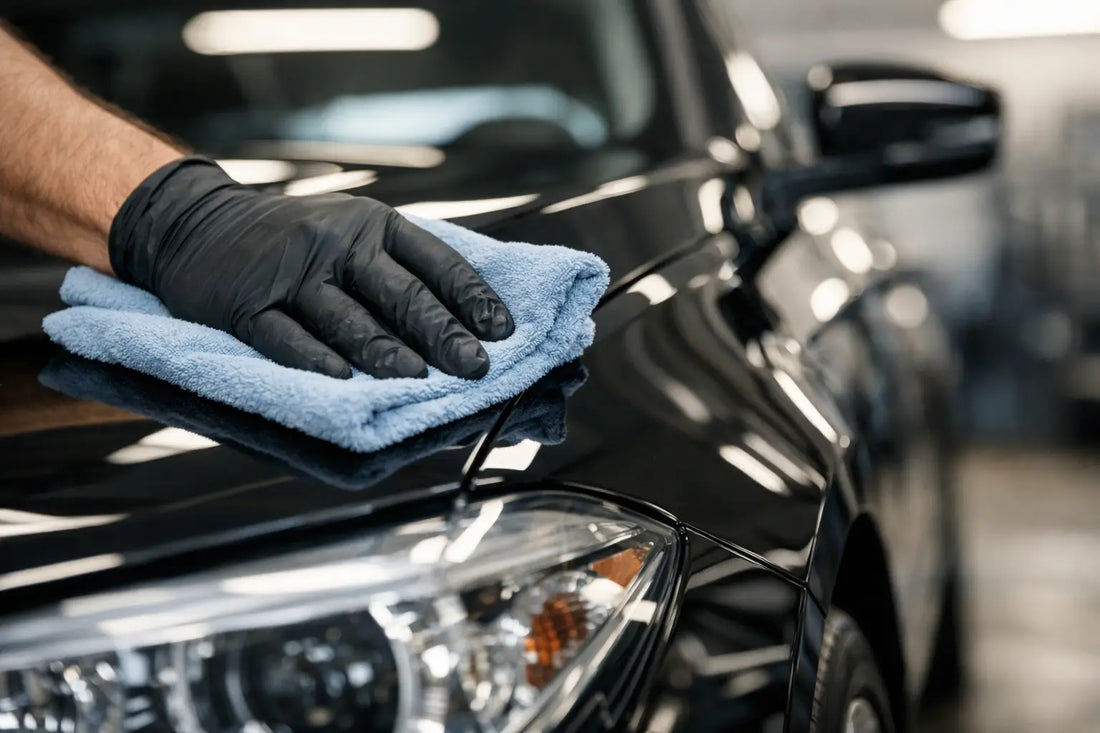 Guide d’essuyage de peinture sensible automobile