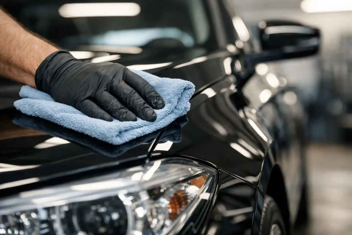 Guide d’essuyage de peinture sensible automobile