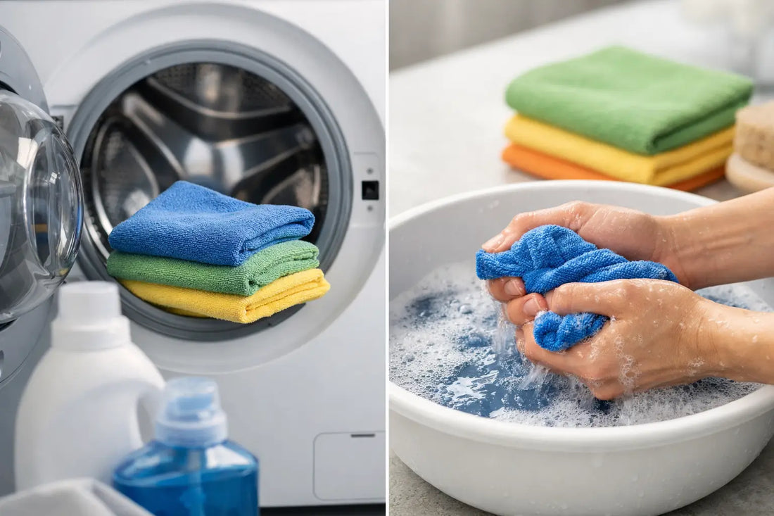 Lavage machine ou main des microfibres ?