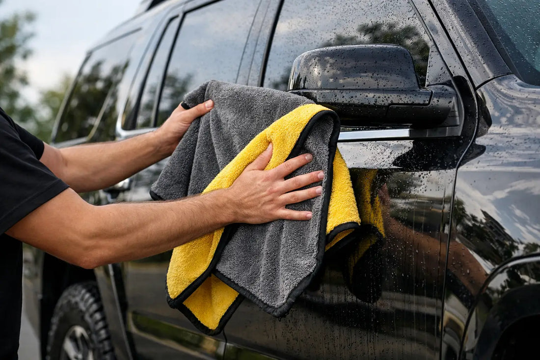 Serviette séchage pour grand véhicule