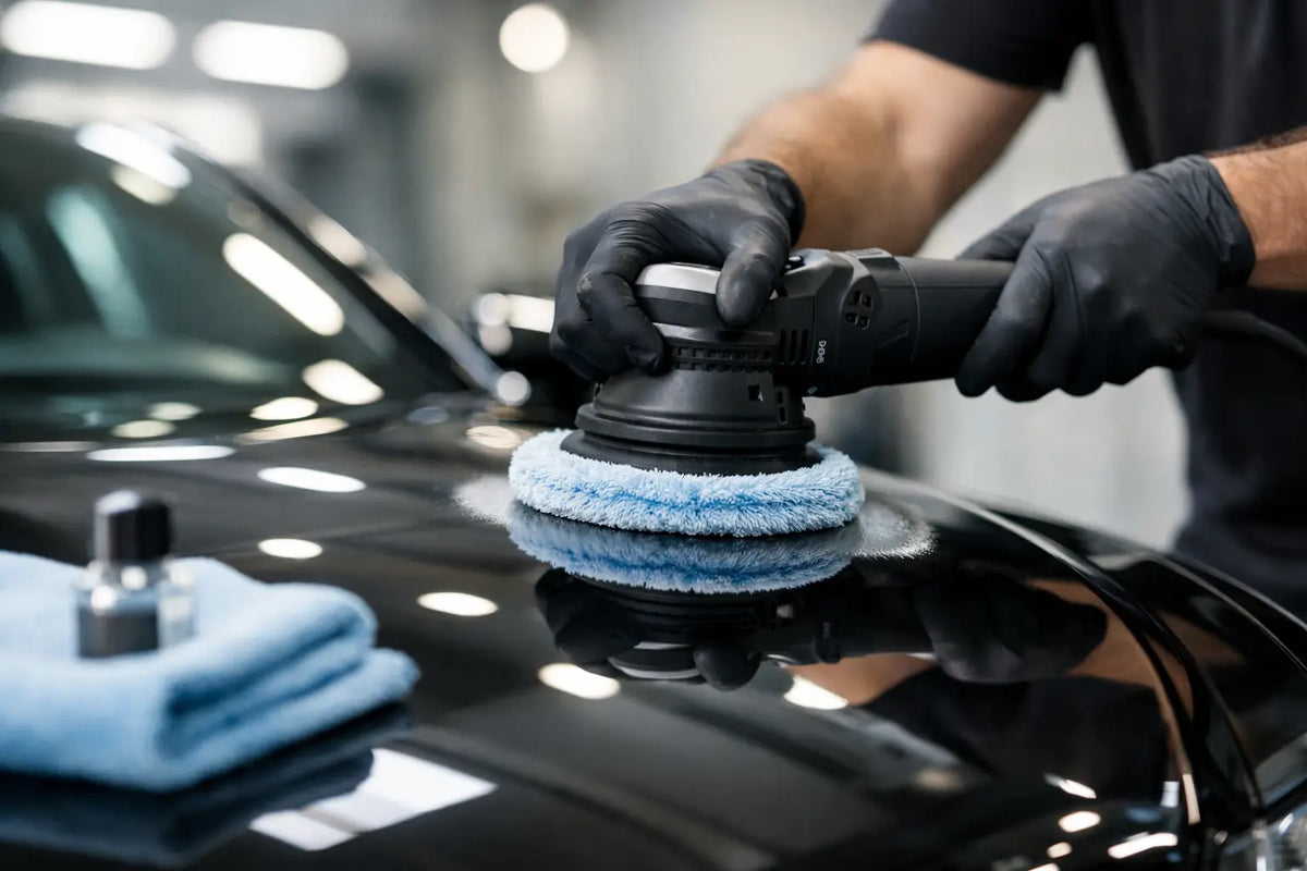 Résultat polish microfibre : le geste décisif