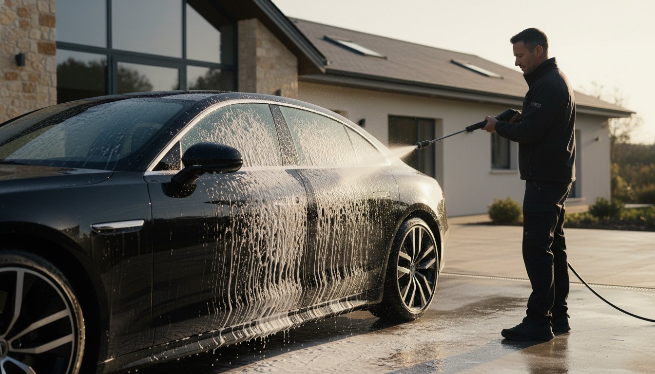 Lavage auto : Le guide technique pour une carrosserie sans concession en 2026