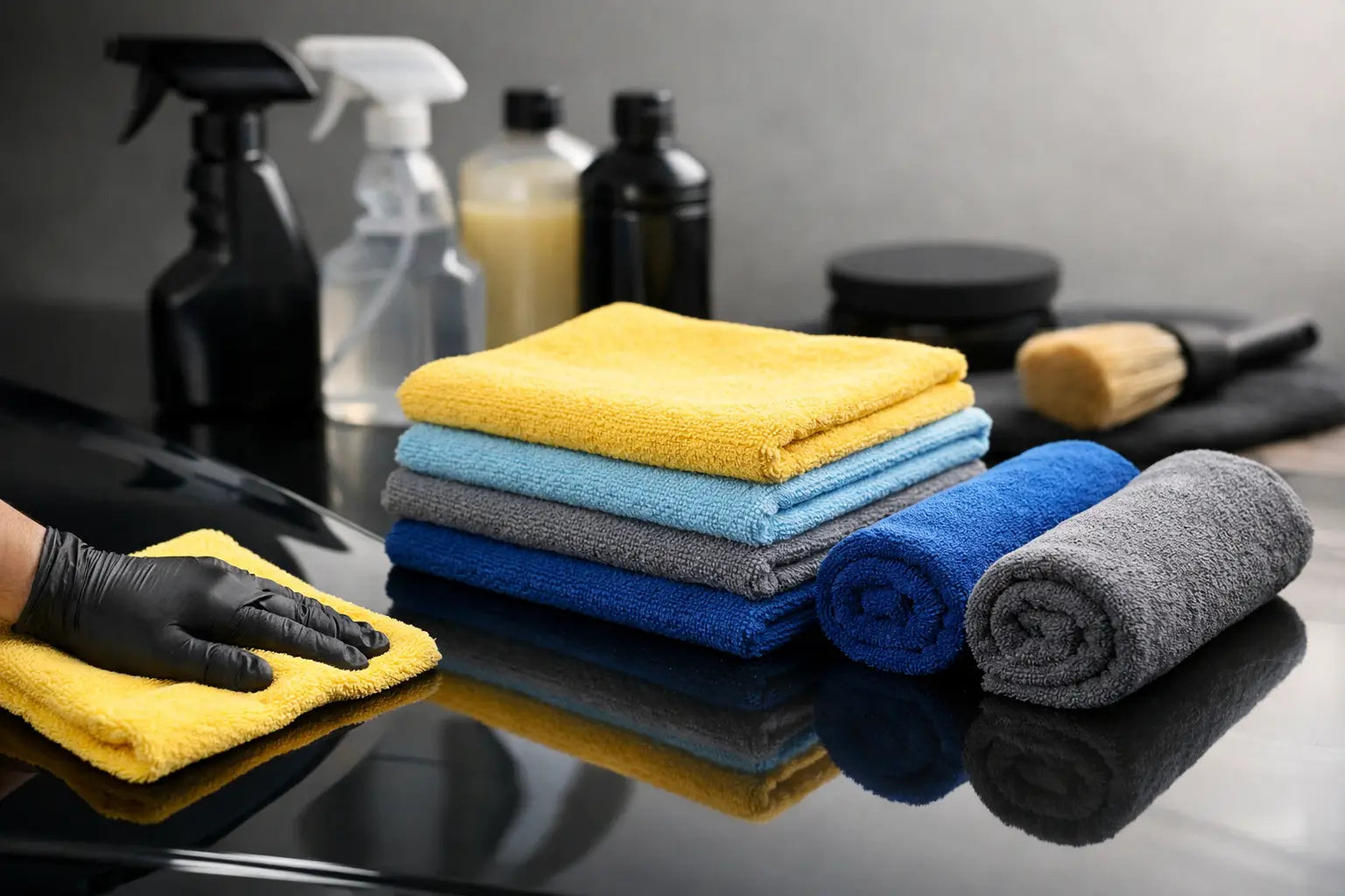 Microfibres detailing - bien les choisir