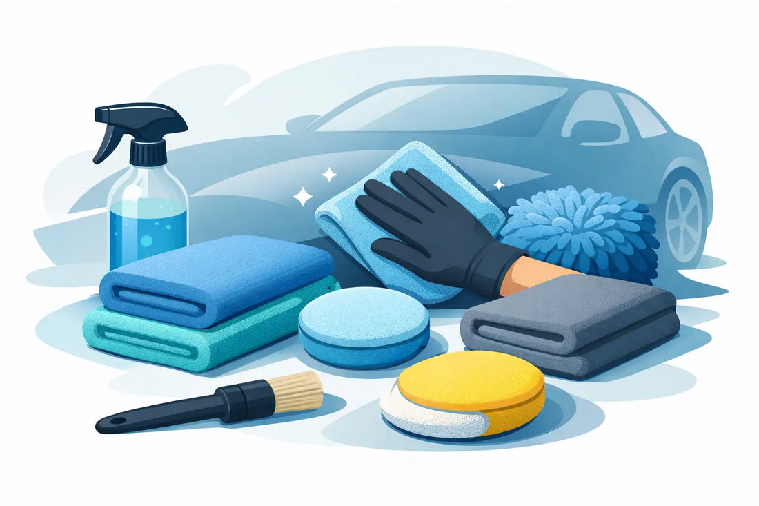 Accessoires detailing microfibre bien choisir