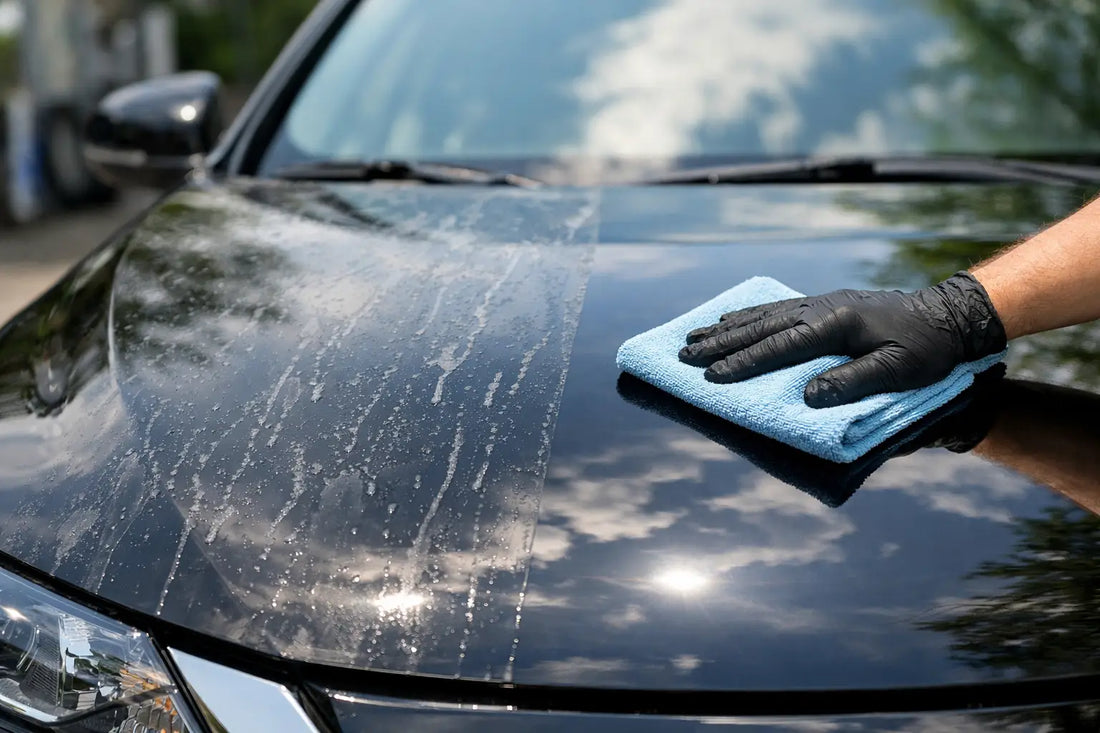 Éviter les traces après lavage auto