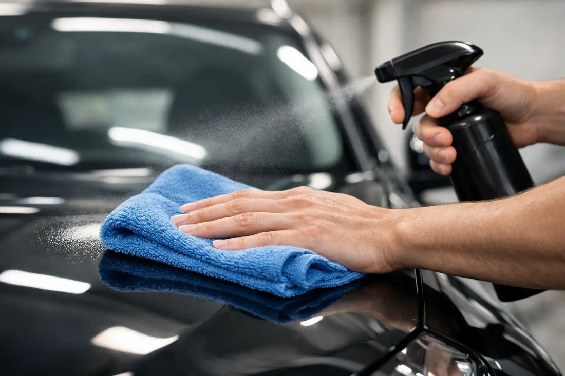 Utiliser microfibre pour quick detailer