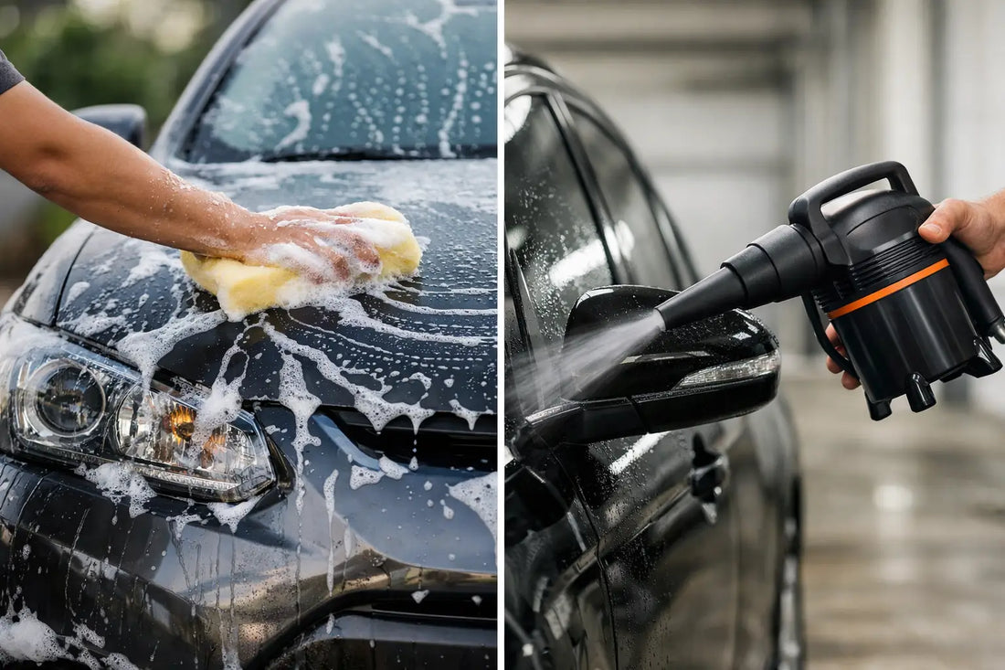 Lavage manuel ou soufflage automobile : quel choix ?