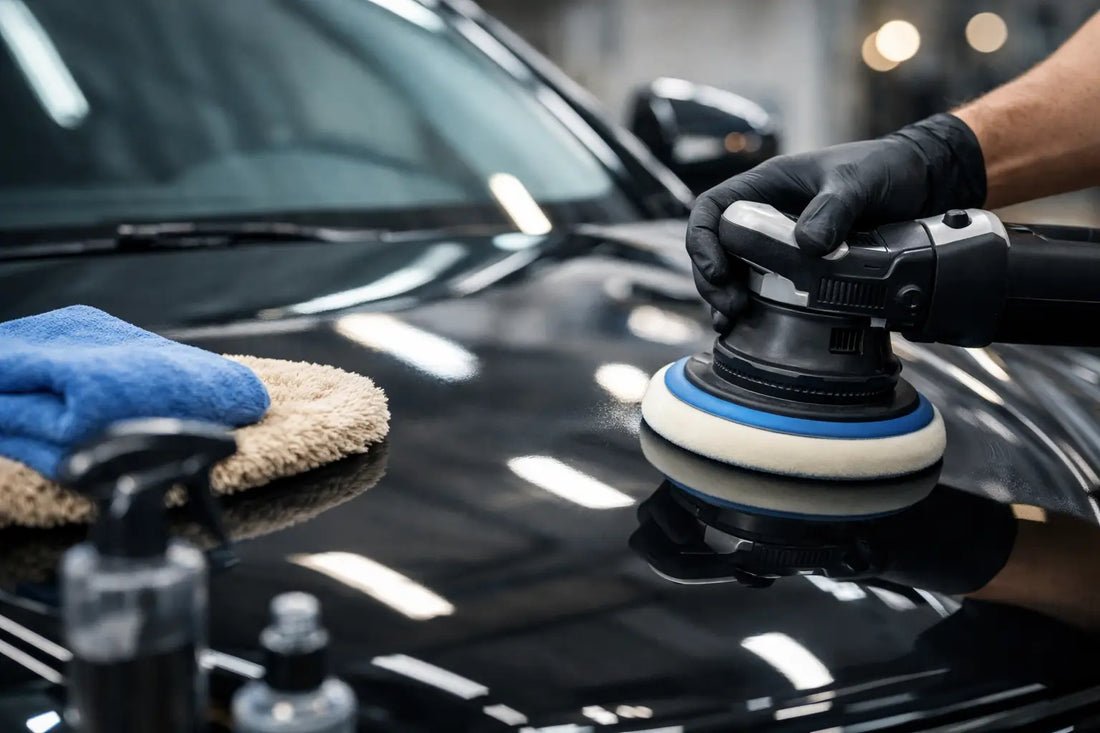 Finitions sans rayures en detailing auto