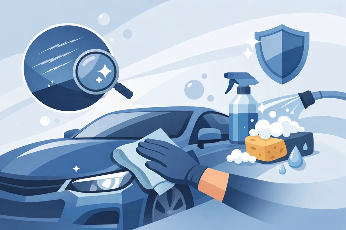 Comment éviter micro rayures lavage auto